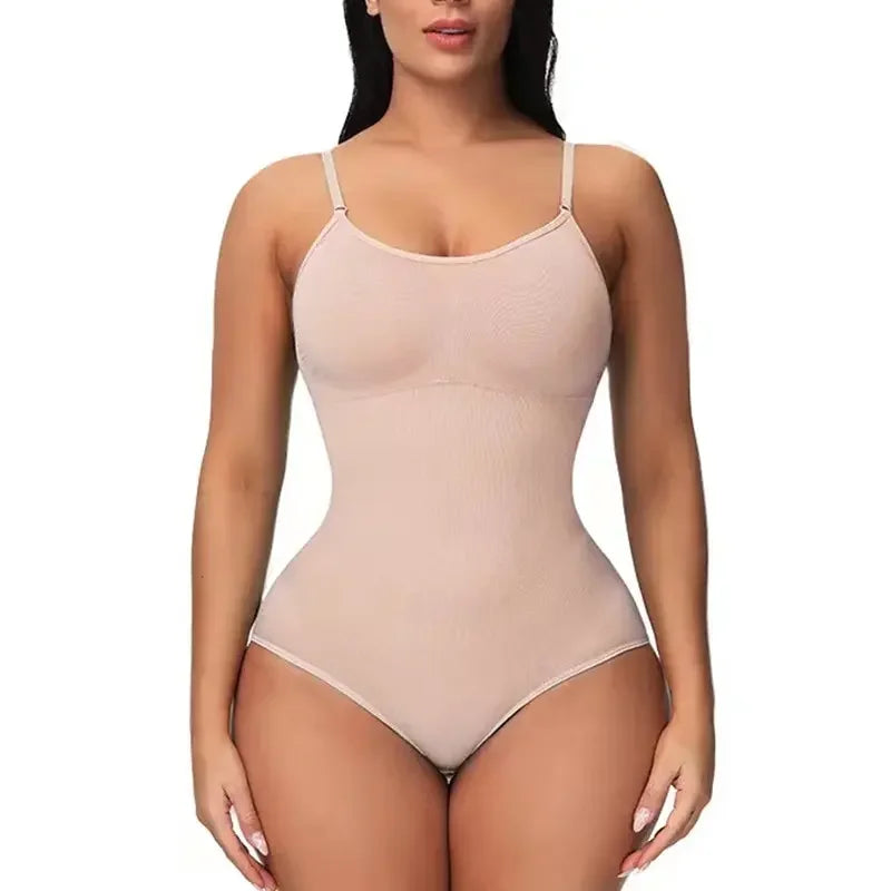 Seamless Shapewear Bodysuit : Apricot